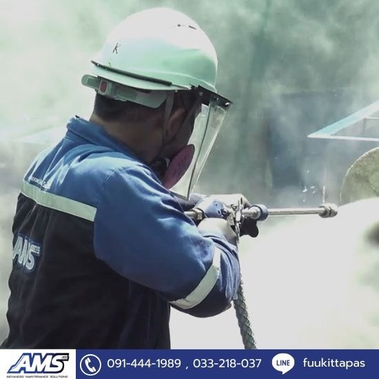 รับทำความสะอาดเครื่องจักรและโรงงานอุตสาหกรรม ระยอง - AMS SOLUTIONS - รับล้างถังเก็บน้ำมัน