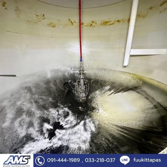 รับทำความสะอาดเครื่องจักรและโรงงานอุตสาหกรรม ระยอง - AMS SOLUTIONS - รับล้างถังบำบัดอากาศ ระยอง
